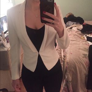 H&M white blazer